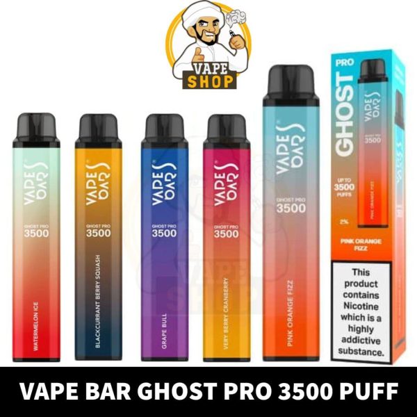 VAPE BAR GHOST PRO 3500 PUFF IN UAE